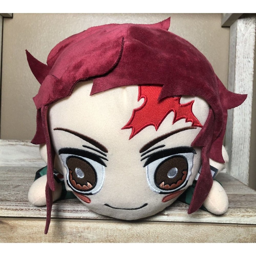 SEGA Demon Slayer: Kimetsu no Yaiba MEJ Lay-Down Plush - Tanjiro Kamado NWT